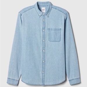 Gap Denim Pocket Shirt in Light Blue